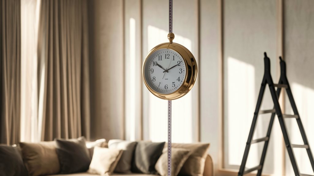 dekoracyjne wieszanie zegara