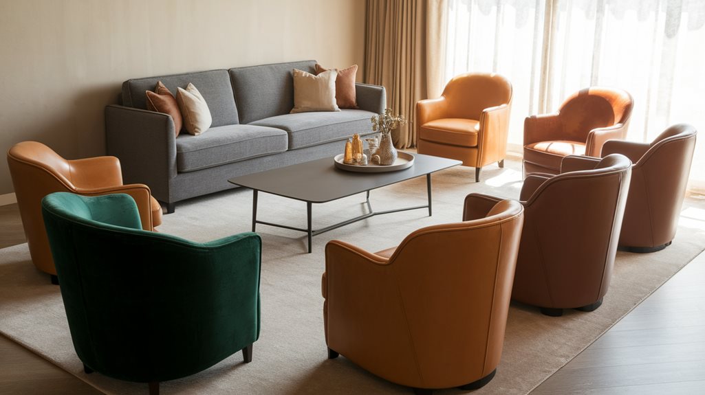 idealne krzesło do szarej sofy