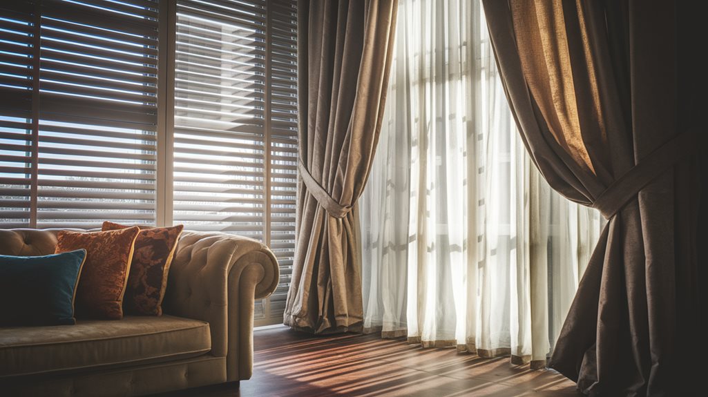 stylowe zasłony dzień noc kombinowane